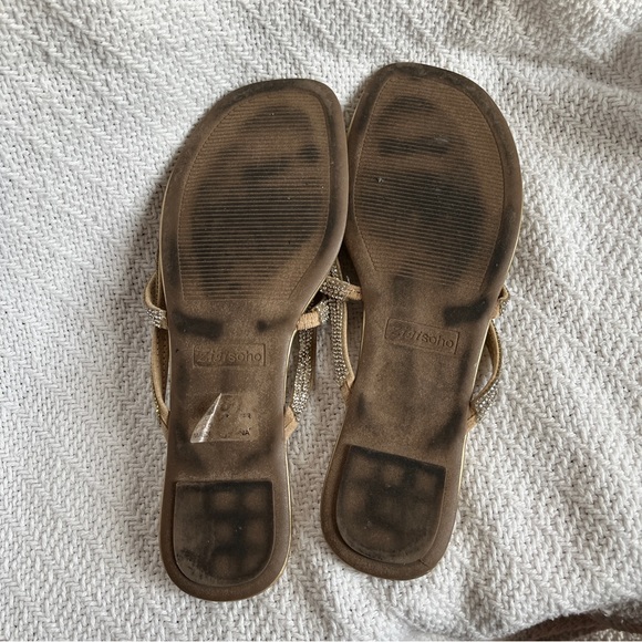 Zigi Soho Sandles Size 8 comfy with diamonds - Picture 2 of 2